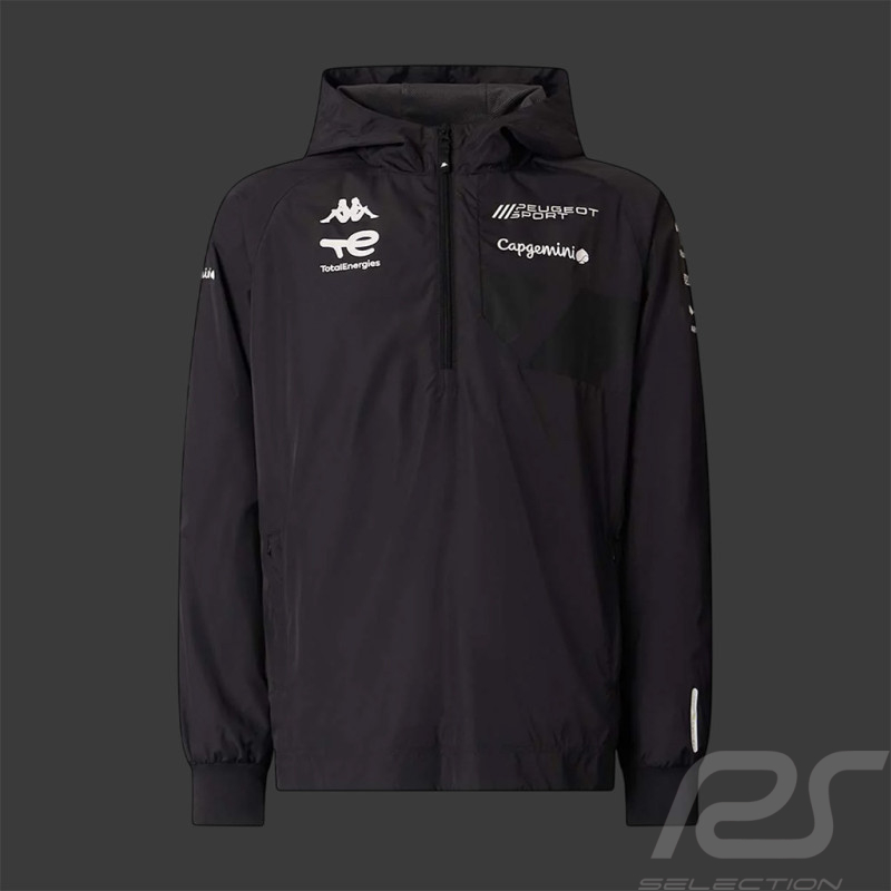Peugeot Sport Asteodi Zip-Up Hoodie 2025 Black Kappa 351X8FW - Men's