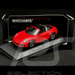 Porsche 911 Targa 4 GTS Type 992 2022 Rouge Indien 1/43 Minichamps 410061060