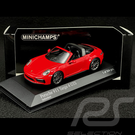 Porsche 911 Targa 4 GTS Type 992 2022 Rouge Indien 1/43 Minichamps 410061060