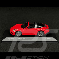 Porsche 911 Targa 4 GTS Typ 992 2022 Indischrot 1/43 Minichamps 410061060