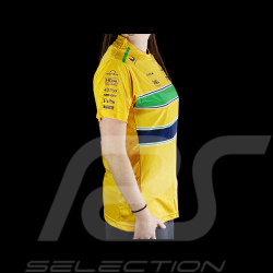 McLaren T-Shirt F1 Team Ayrton Senna GP Monaco Gelb TM10678 – Damen