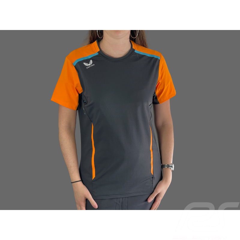 McLaren F1 Team T-shirt Norris Piastri Exclusive Team Phantom / Papaya Orange TF4717-217 - Women's