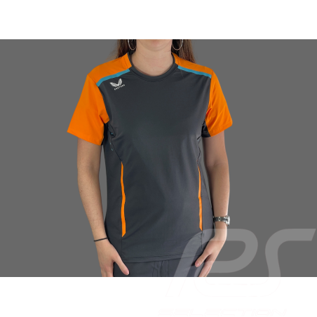 McLaren F1 Team T-Shirt Norris Piastri Exklusiv Rennstall Phantom / Papaya Orange TF4717-217 - Damen