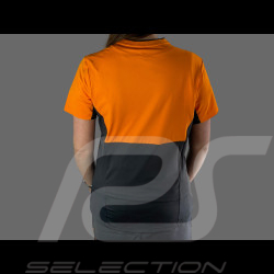 McLaren F1 Team T-Shirt Norris Piastri Exklusiv Rennstall Phantom / Papaya Orange TF4717-217 - Damen