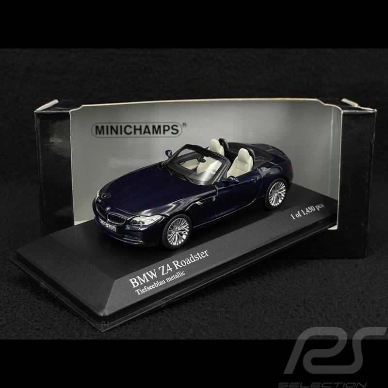 BMW Z4 Roadster 2009 Deep Blue Metallic 1/43 Minichamps 431028130