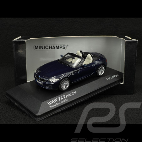 BMW Z4 Roadster 2009 Tiefseeblau Metallic 1/43 Minichamps 431028130