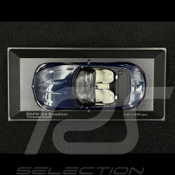 BMW Z4 Roadster 2009 Bleu Profond Métallique 1/43 Minichamps 431028130