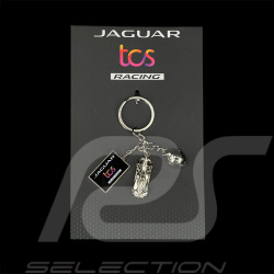 Jaguar TCS Racing Keychain Formula E 3-Piece Silver Jaguar 701223295