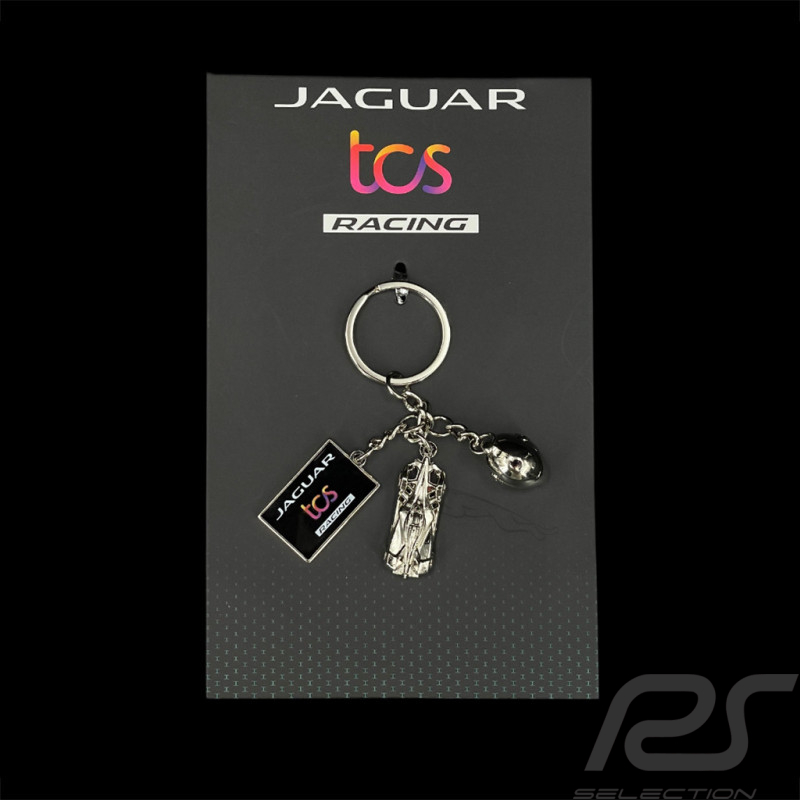 Jaguar TCS Racing Schlüsselanhänger Formel E 3-teilig Silber Jaguar 701223295