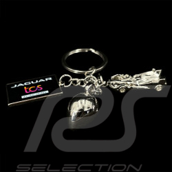 Jaguar TCS Racing Keychain Formula E 3-Piece Silver Jaguar 701223295