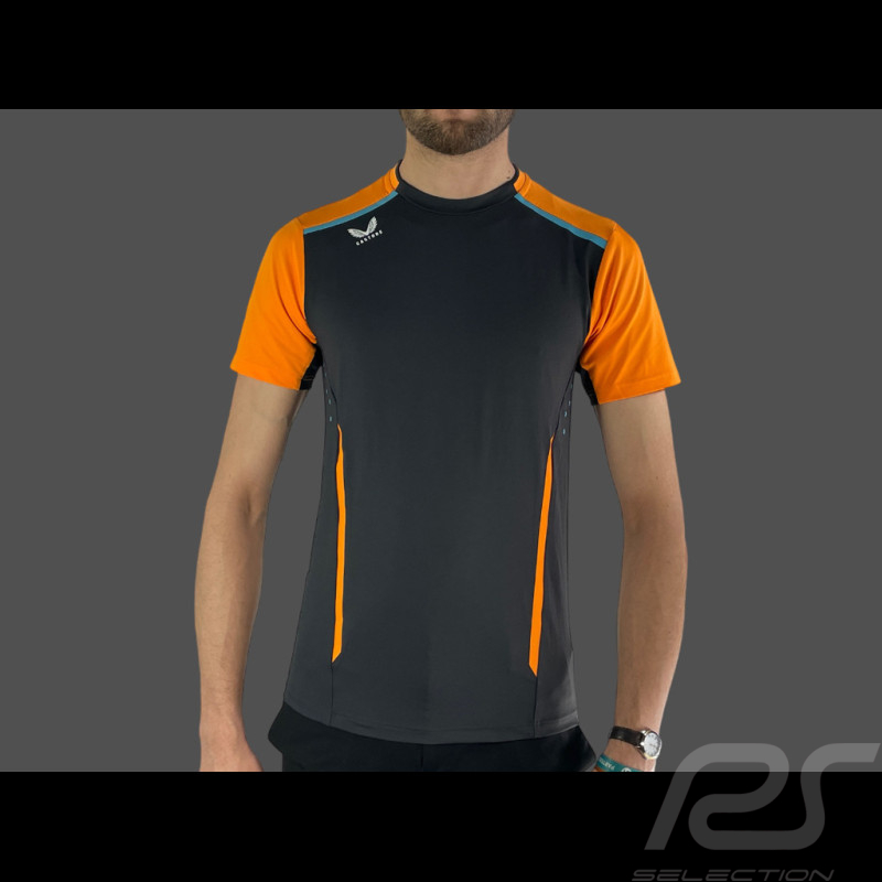 McLaren F1 Team T-shirt Norris Piastri Exclusive Team Phantom / Papaya Orange TM4717-217 - Men's