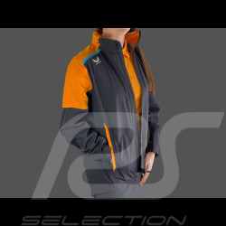 McLaren F1 Team Wasserdichte Jacke Norris Piastri Exklusiv Rennstall Phantom / Papaya Orange TF4709-217 - Damen