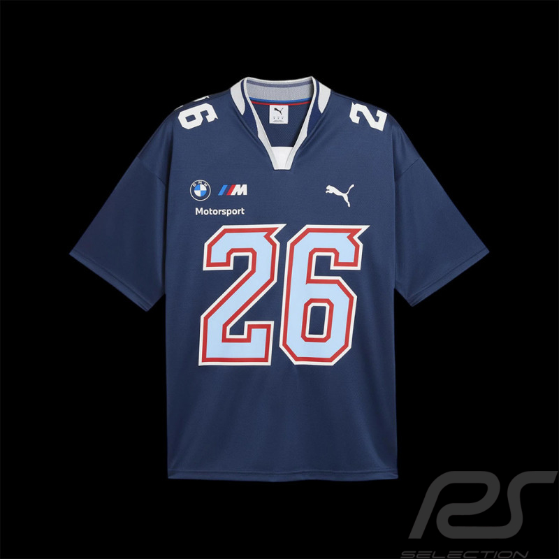 BMW M Motorsport Replica Special T-Shirt Jersey Daytona 2026 Persischblau Puma 701239133-001