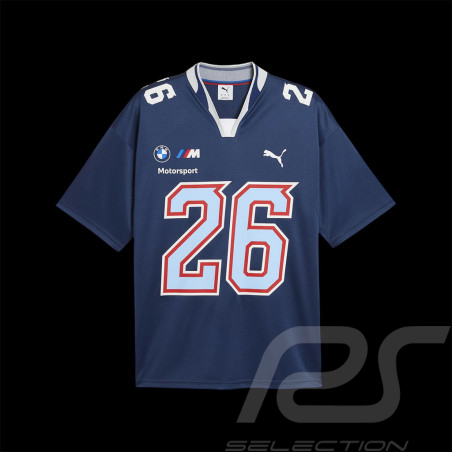 BMW M Motorsport Replica Special T-Shirt Jersey Daytona 2026 Persischblau Puma 701239133-001