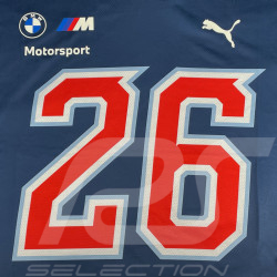 T-Shirt BMW M Motorsport Replica Special Jersey Daytona 2026 Bleu Persan Puma 701239133-001