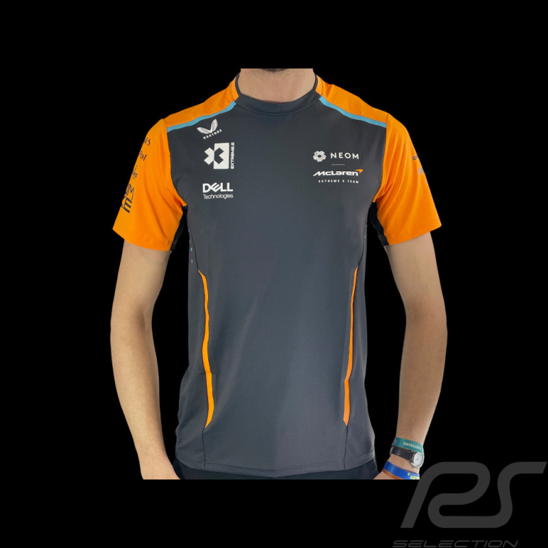 T-shirt McLaren Extreme E Team Neom Phantom / Orange Papaye TM5280XE-217 - Homme