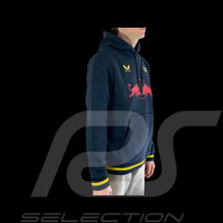 Sweat Red Bull Racing F1 Team à Capuche Verstappen Bleu Nuit / Jaune TU10171-020 - Mixte