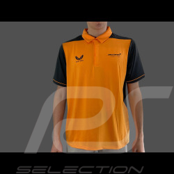 McLaren F1 Team Poloshirt Schlicht Lando Norris n° 4 Orange Papaya / Phantom TM0457LN - Herren