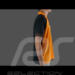 McLaren F1 Team Polo Shirt Plain Lando Norris n° 4 Orange Papaya / Phantom TM0457LN - Men's