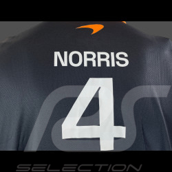 McLaren F1 Team Polo Shirt Plain Lando Norris n° 4 Orange Papaya / Phantom TM0457LN - Men's