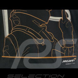 McLaren F1 Team T-shirt Winner Lando Norris n° 4 Black TU14065-010 - Unisex