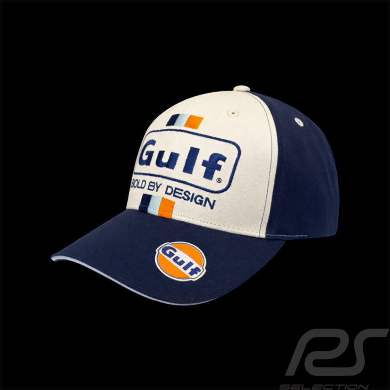 Casquette Gulf Bold Classics Brodée Bleu Marine / Beige GU261KS680-003