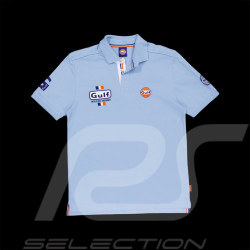 Gulf Bold Classics Poloshirt Hellblau GU261POM01-125 - Herren