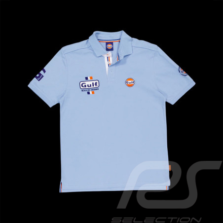 Polo Gulf Bold Classics Bleu Clair GU261POM01-125 - Homme