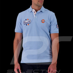 Gulf Bold Classics Polo Shirt Light Blue GU261POM01-125 - Men