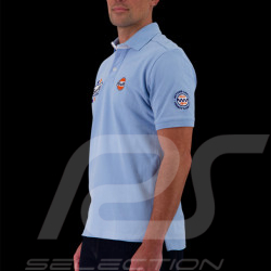 Polo Gulf Bold Classics Bleu Clair GU261POM01-125 - Homme