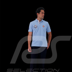 Gulf Bold Classics Polo Shirt Light Blue GU261POM01-125 - Men