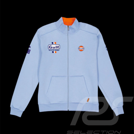 Gulf Bold Classics Zip-Up Jacket Light Blue GU261SSM01-125 - Men's