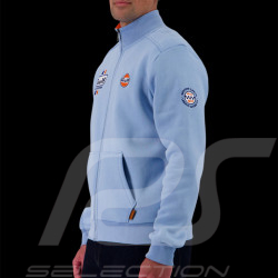 Gulf Bold Classics Zip-Up Jacket Light Blue GU261SSM01-125 - Men's