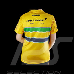 T-shirt McLaren F1 Team Ayrton Senna GP Monaco Jaune TF10678 - Femme
