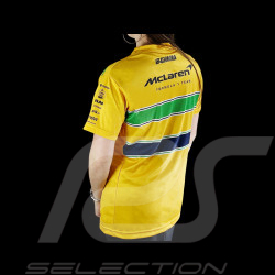 T-shirt McLaren F1 Team Ayrton Senna GP Monaco Jaune TF10678 - Femme