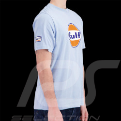 T-Shirt Gulf Racing Logo Bleu Clair GU242TSM05-125 - Homme