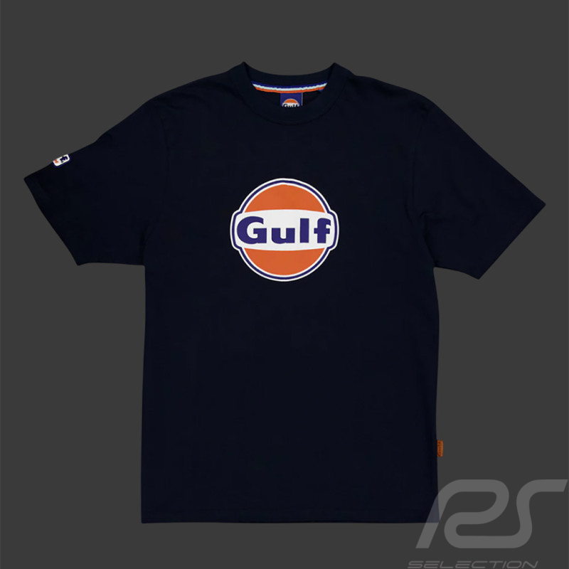 T-Shirt Gulf Racing Logo Bleu Marine GU252TSM05-100 - Homme