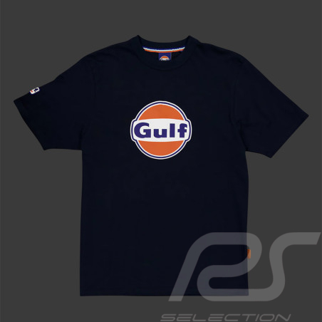 T-Shirt Gulf Racing Logo Bleu Marine GU252TSM05-100 - Homme