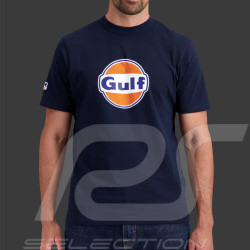 Gulf Racing Logo T-Shirt Navy Blue GU252TSM05-100 - Men