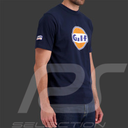 T-Shirt Gulf Racing Logo Bleu Marine GU252TSM05-100 - Homme