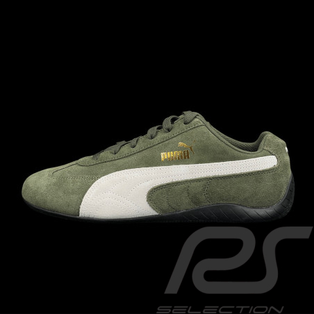Chaussure Sparco Puma Speedcat Sport Sneaker Vert Forêt / Blanc 307171-04 - Mixte