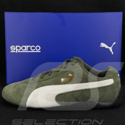 Sparco Shoes Puma Speedcat Sport Sneaker Green Forest / White 307171-04 - Unisex
