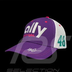 Alex Bowman n° 48 Trucker Cap Hendrick Motorsports NASCAR Ally Team Purple / White TU9135-050