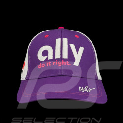 Casquette Alex Bowman n° 48 Trucker Hendrick Motorsports NASCAR Ally Team Violet / Blanc TU9135-050