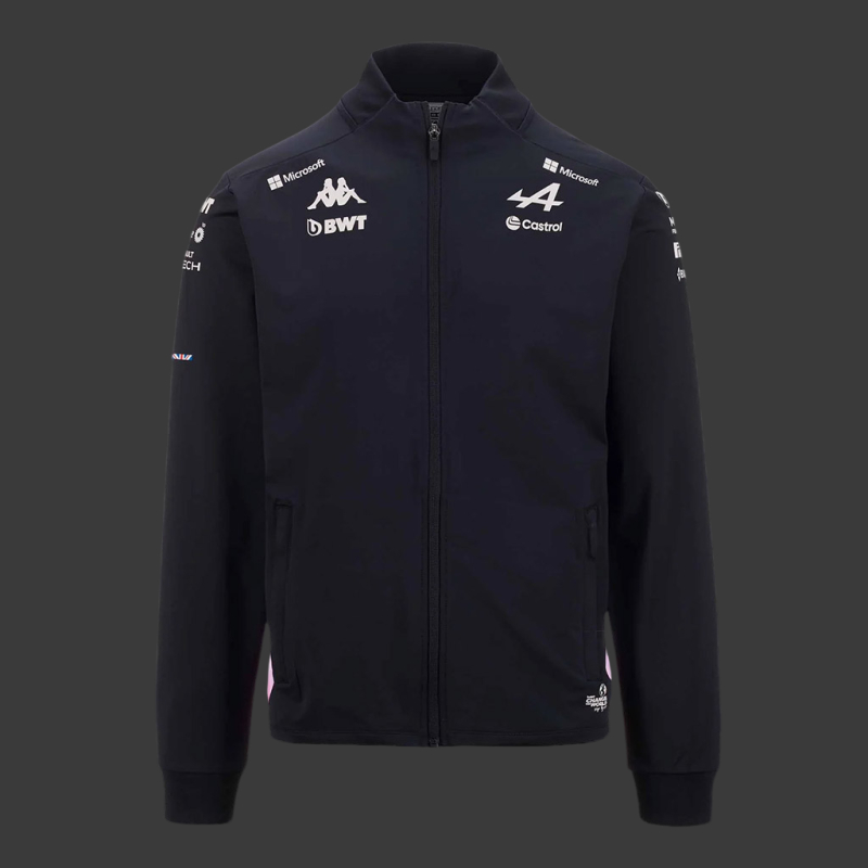 Alpine Jacket F1 Team BWT Gasly Adriso Softshell Black / Blue