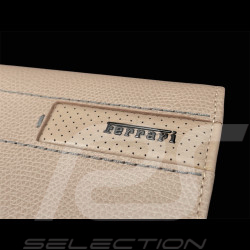 Ferrari Geldbörse Beige Leder 13053RCP0