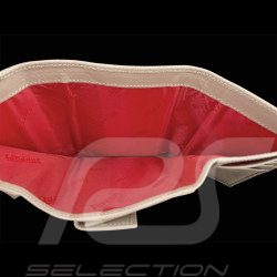 Portefeuille Ferrari en Cuir Beige 13053RCP0