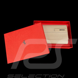 Ferrari Geldbörse Beige Leder 13053RCP0