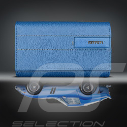 Ferrari Wallet Blue Leather 13053BLU0