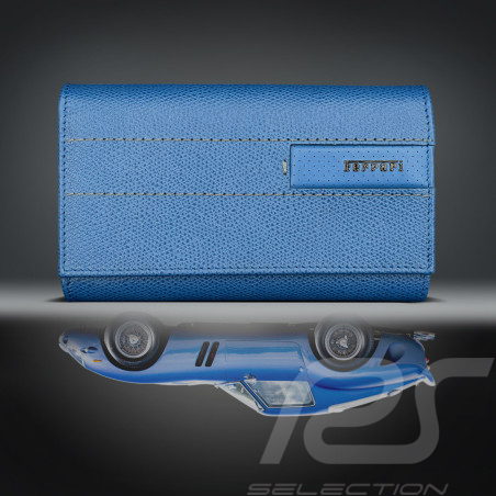 Ferrari Wallet Blue Leather 13053BLU0